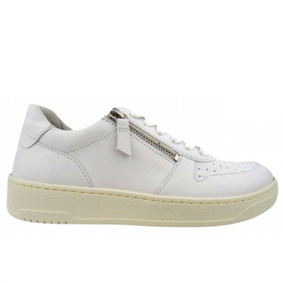Gabor Nappa Reißverschluss Sneaker low in weiss (panna)