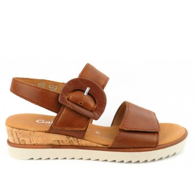 Gabor Vacchetta camel Kork Sandale in camel (Kork/creme)