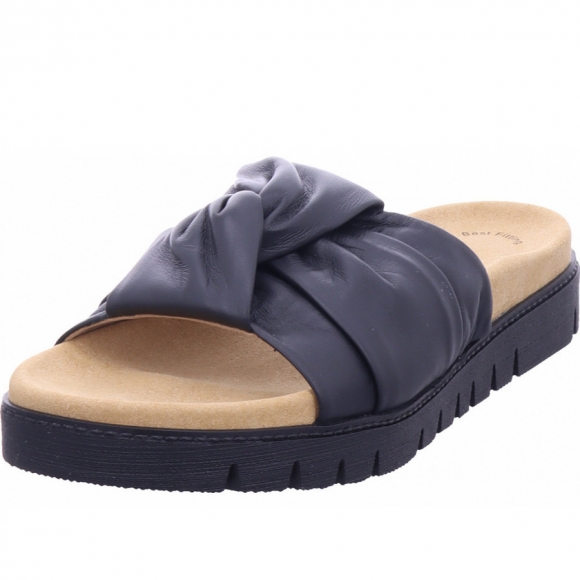 Gabor Pantolette in schwarz