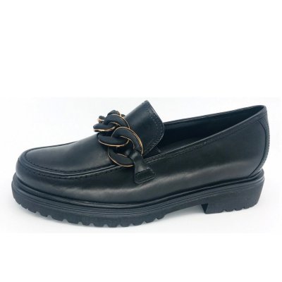 Gabor Comfort kapsel-koll Halbschuhe in schwarz