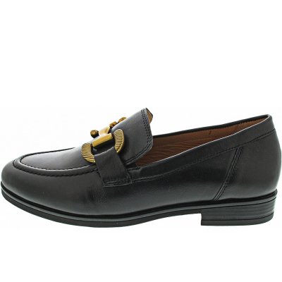 Gabor Comfort Mokassin in schwarz (dk-gold)