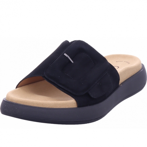 Gabor Pantolette in schwarz