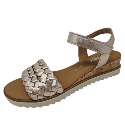 Gabor Comfort Sandale in muschel mit kork