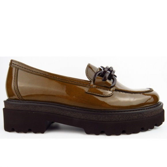 Gabor Full Lack wood Slipper in wood