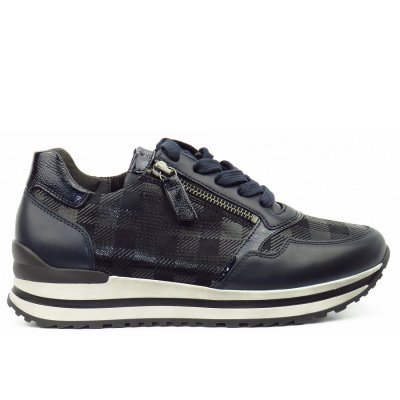 Gabor Foulard Reißverschluss Sneaker in pazifik/midnigh