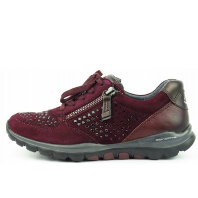 Gabor merlot Strass Sneaker in new merlot(Stra