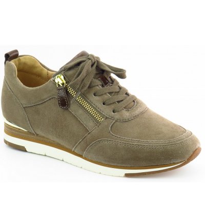 Gabor Reißverschluss nougat Sneaker in nougat (lederm.)