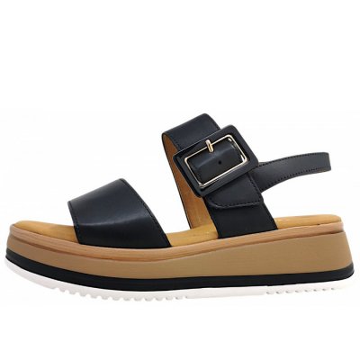 Gabor Comfort Sandalette in schwarz (LDS)