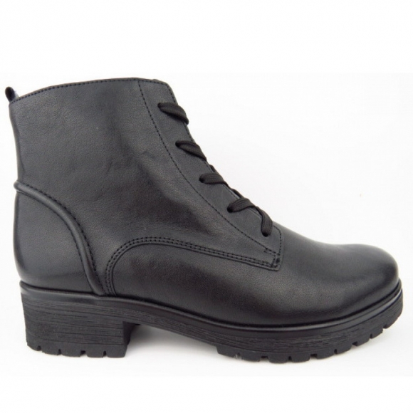Gabor Comfort schwarz ZIP WF Stiefelette in schwarz (Mel.)