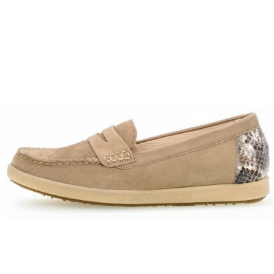 Gabor Slipper in silk/grey(hon/amb)