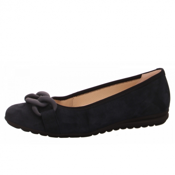 Gabor Comfort Ballerina in 36 dk.blue