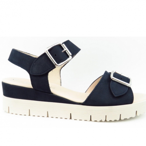 Gabor Soft Nubuk blue Sandale in 8 blue