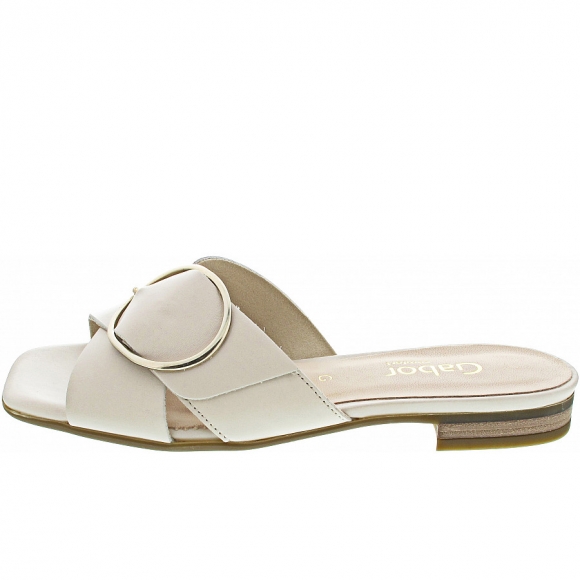 Gabor Kapsel-Koll Pantolette in ivory