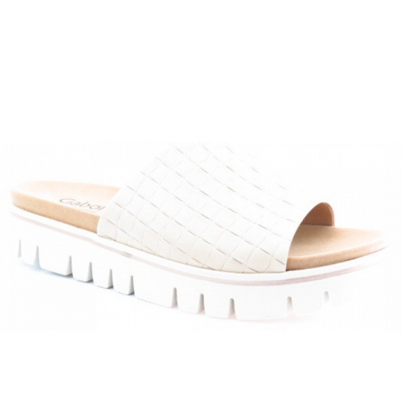 Gabor Comfort Treccia Roller natur Pantolette in natur