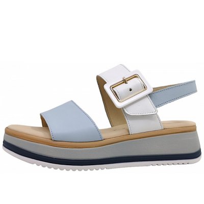Gabor Comfort Sandalette in Artic/ Weiß