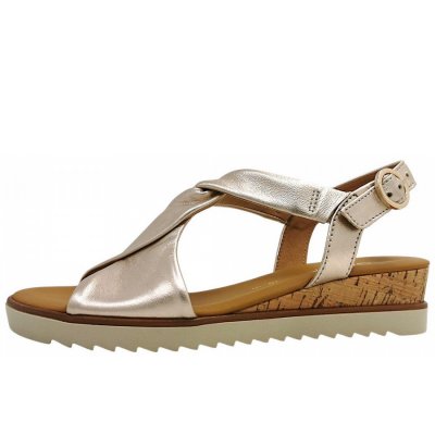 Gabor Comfort Sandalette in puder (Kork) 82