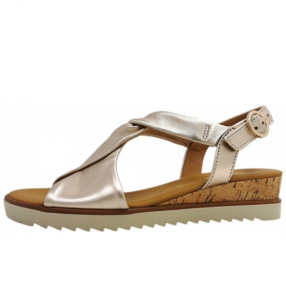 Gabor Comfort Sandalette in puder (Kork) 82