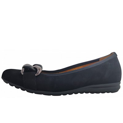 Gabor Comfort Ballerina in schwarz(uni+asilb)