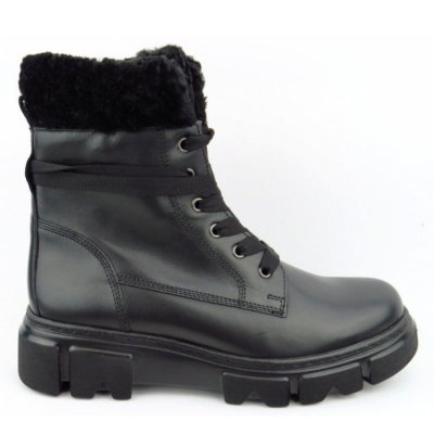 Gabor Foulardcalf Weblamm Stiefelette in schwarz