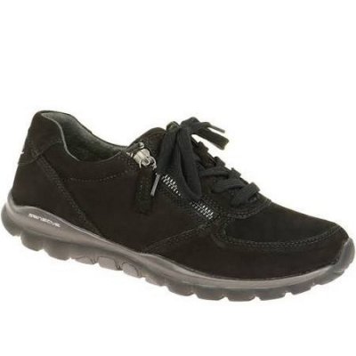 Gabor Nubuk schwarz Sneaker in Nubuk Schwarz