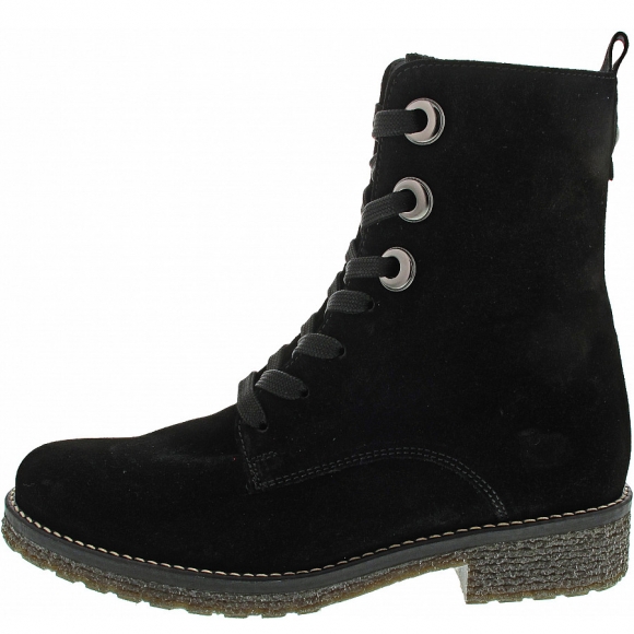 Gabor Schnürstiefel in schwarz (Micro)