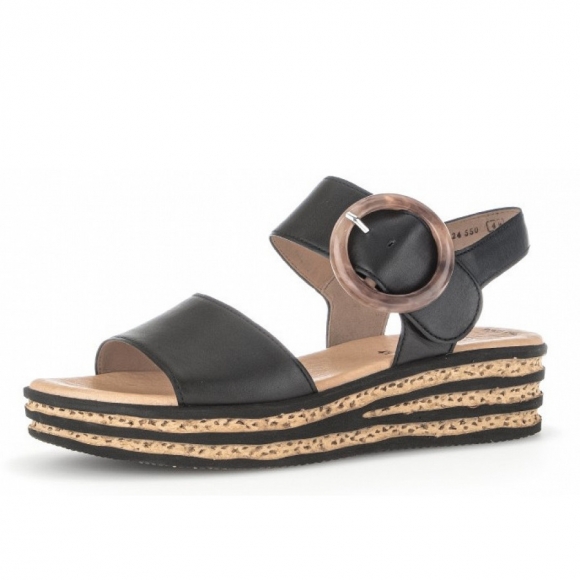 Gabor Sandalette in schwarz