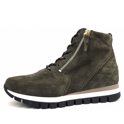 Gabor Comfort Schnürstiefelette in olive