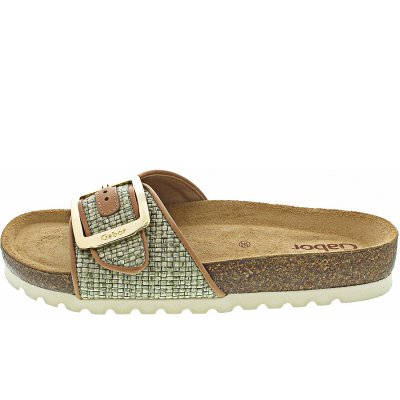 Gabor Pantolette in schilf-cognac