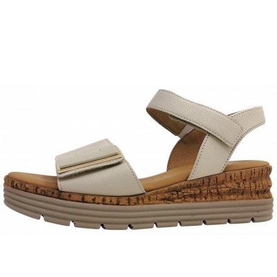 Gabor Comfort Sandale in creme (uni+gold)