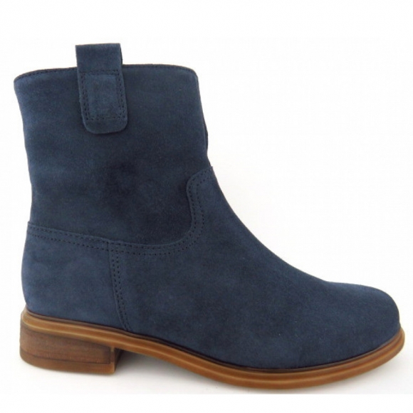 Gabor Dreamvelour dark Stiefelette in 46 dark-blue(Flausch)