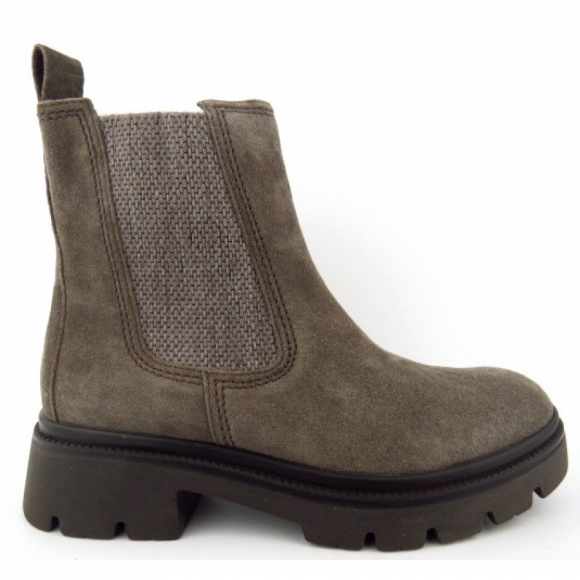 Gabor Dreamvelour Flausch Stiefelette in grau