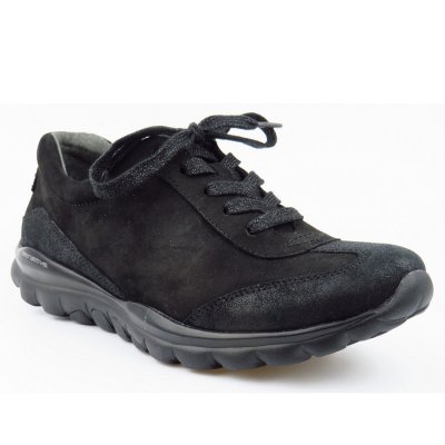 Gabor Nubuk Oil schwarz Sneaker in schwarz