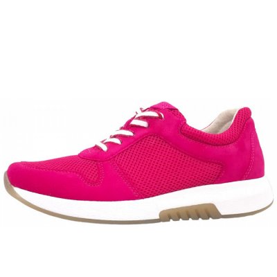 Gabor Comfort sportlicher Schnürer in Fuxia