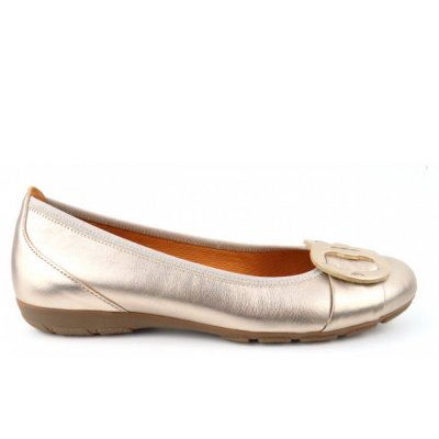 Gabor Fashion Metallic puder Slipper in puder
