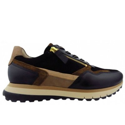Gabor Comfort H Sneaker low in 67 schw./whisky(gold)