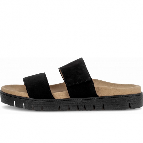 Gabor Pantolette in schwarz