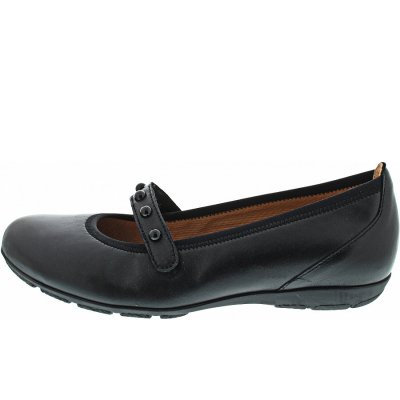 Gabor Ballerina in schwarz (uni)