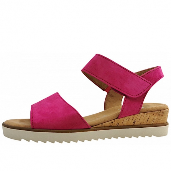 Gabor Comfort Sandale in pink (Kork/creme)