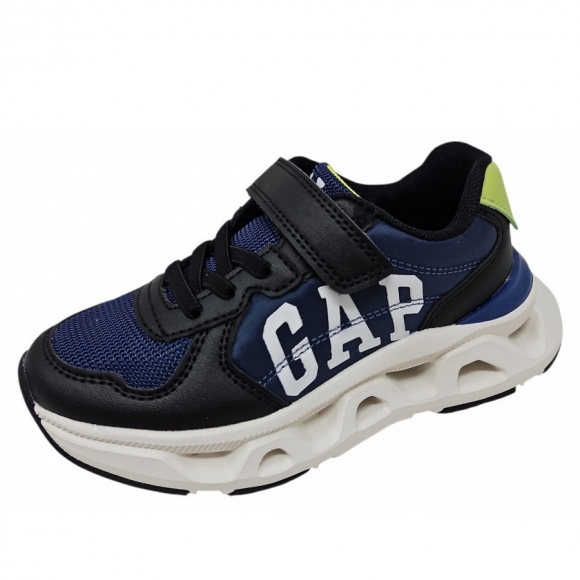 GAP Sneaker in black blue linen