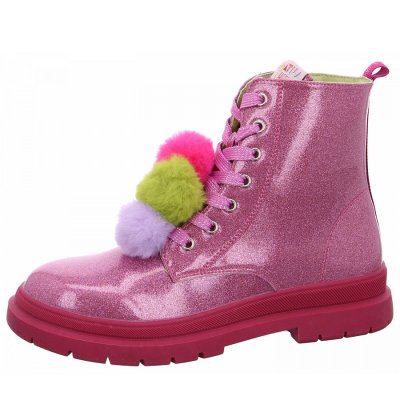 Garvalin Gliter Schnürstiefel in rosa Garvalin Gliter Schnürstiefel in rosa