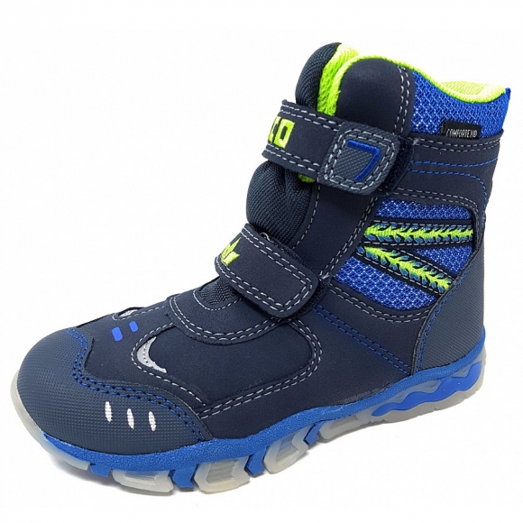 Geka Chill Blinker Stiefel in marine blau lemon