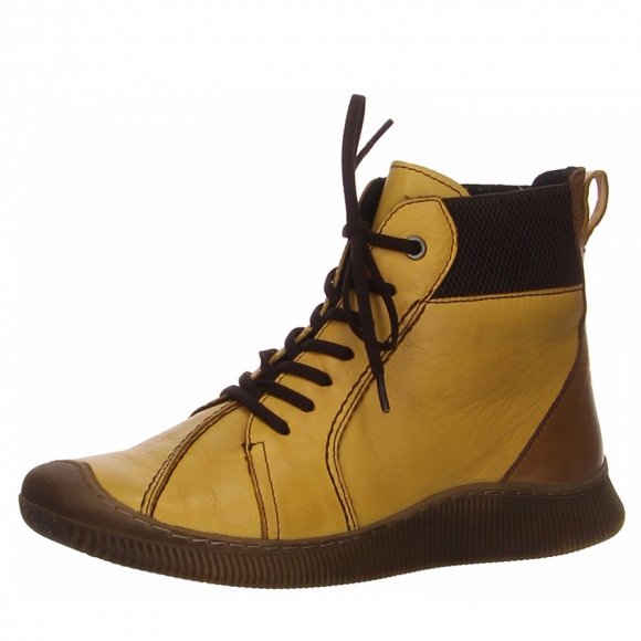 Gemini Stiefelette in gelb kombi.