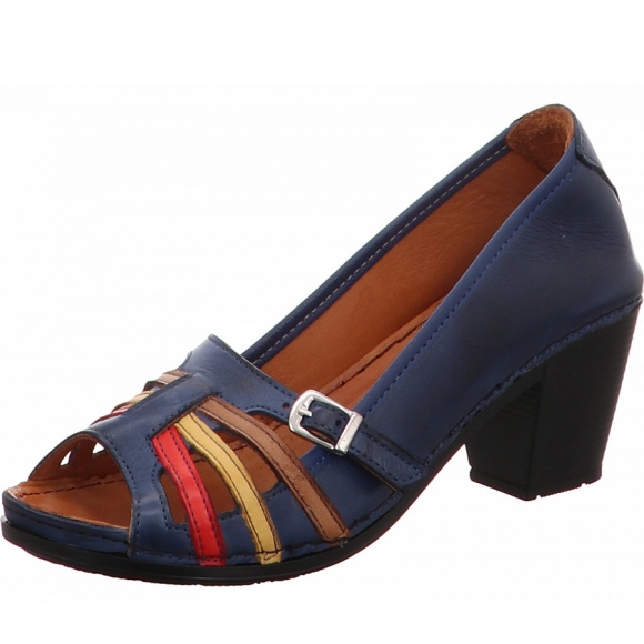 Gemini Pumps in blau kombi.