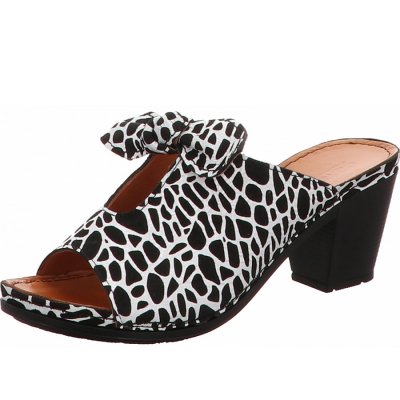Gemini Pantolette in schwarz kombi. Gemini Pantolette in schwarz kombi.