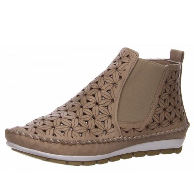 Gemini Stiefelette in taupe