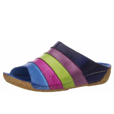 Gemini Pantolette in blau kombi. Gemini Pantolette in blau kombi.
