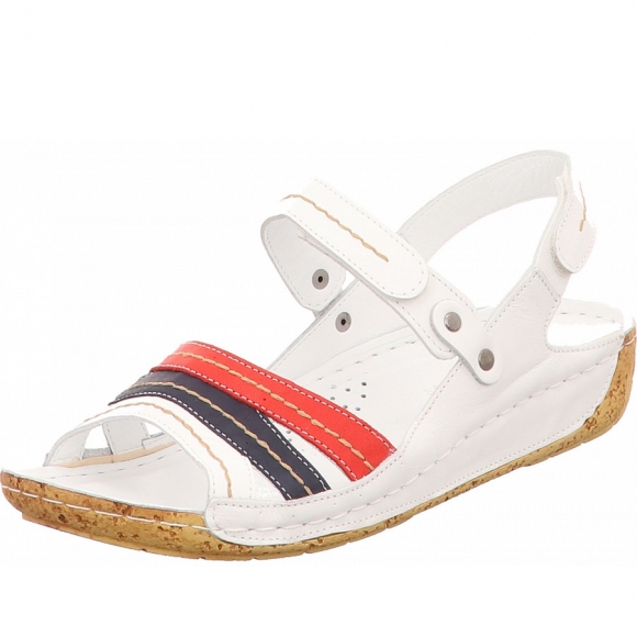Gemini Sandalette in weiß kombi.