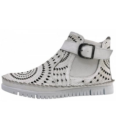 Gemini Stiefelette in 001 weiss