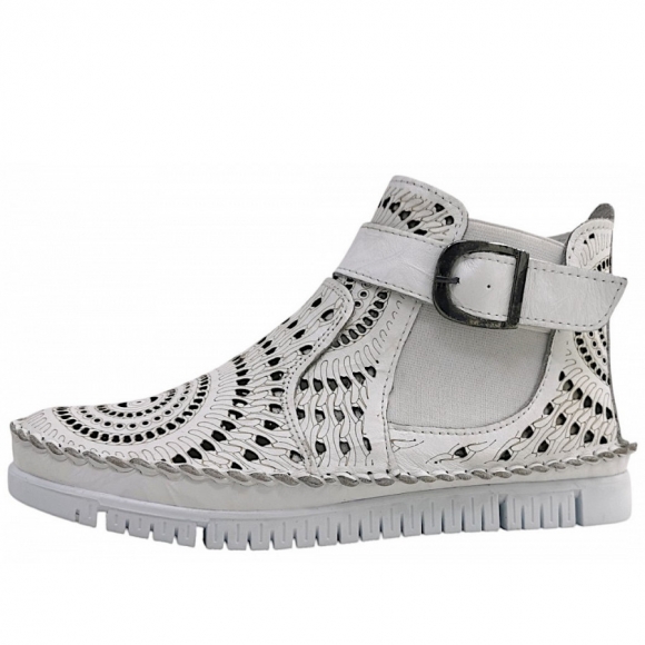 Gemini Stiefelette in 001 weiss
