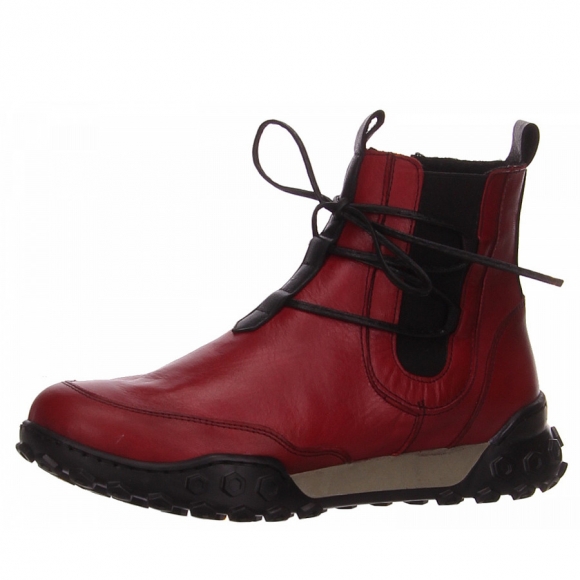 Gemini Stiefelette in rot kombi